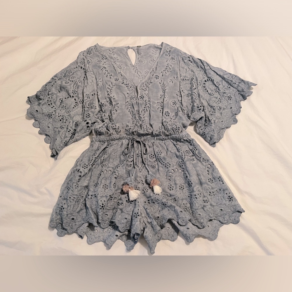 Young Fabulous & Broke eyelet romper